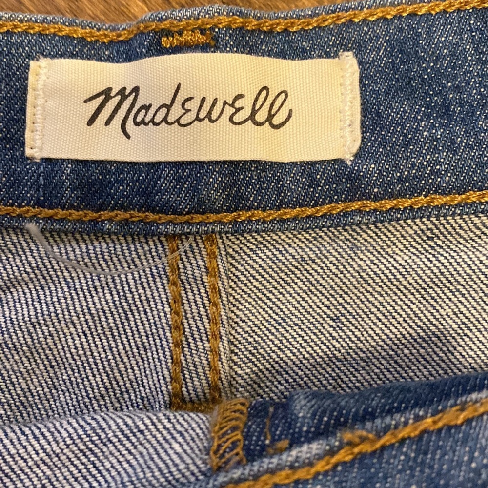 Madewell Stretch Denim A-Line Skirt - Picture 2 of 7